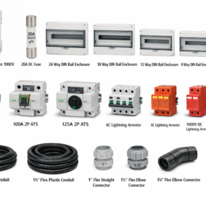 Solar and electrical components grid